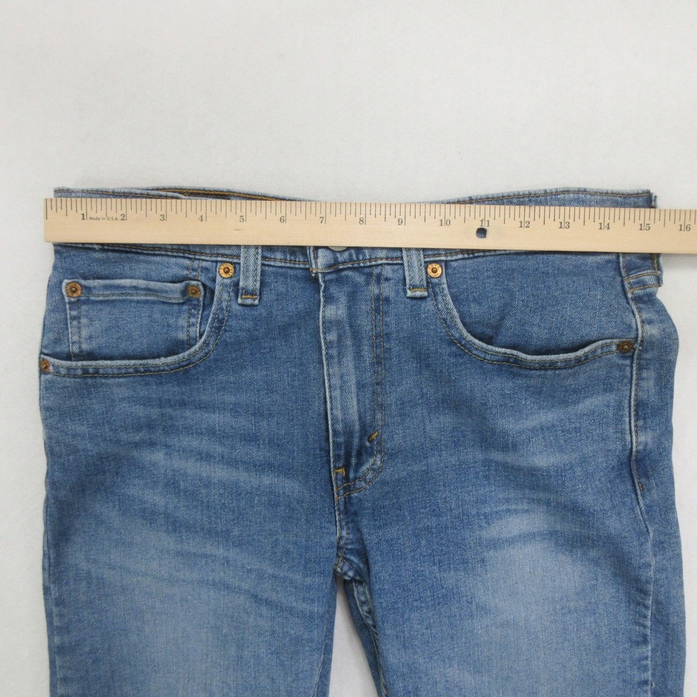 Levi's Men's Jeans 30X29 (TagW31 L30) Skinny Taper Blue Denim Medium Wash - Picture 3 of 12